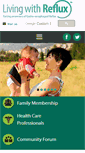 Mobile Screenshot of livingwithreflux.org